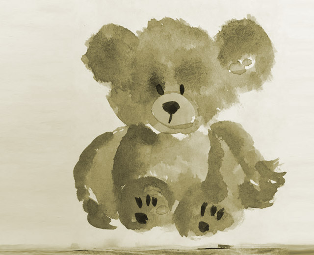 Ein Teddybär, Mobile oder das Lieblingsspielzeug des Kindes gehören mit zur Behandlung